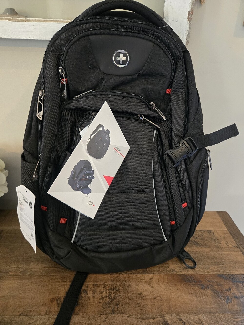 Swissdigital men's Laptop backpack New With Tags